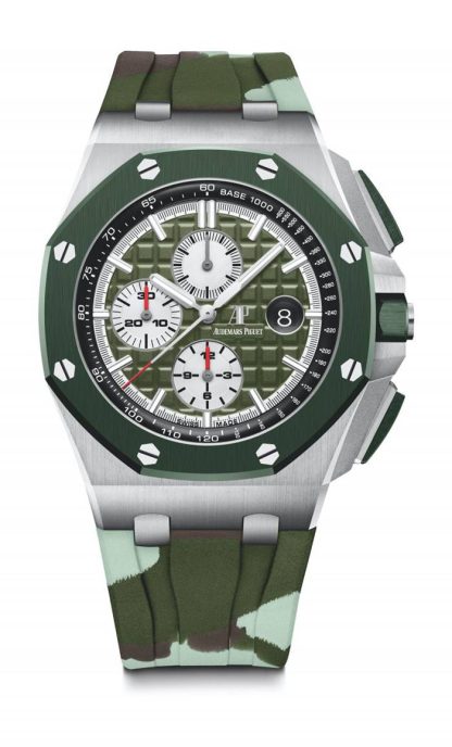 Réplique Audemars Piguet Royal Oak Offshore Chronographe Automatique Vert 26400SO.OO.A055CA.01