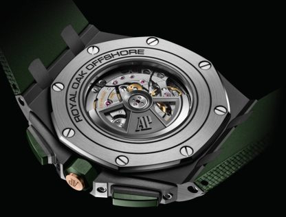 Réplique Audemars Piguet Royal Oak Offshore Chronographe Automatique Vert 26405CE-OO-A056CA-01 – Image 2