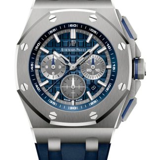 Réplique Audemars Piguet Royal Oak Offshore Chronographe à remontage automatique Bleu Argent 26480TI.OO.A027CA.01