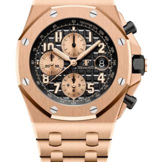 Réplique Audemars Piguet Royal Oak Offshore Chronographe à remontage automatique Or noir 26470OR.OO.1000OR.03