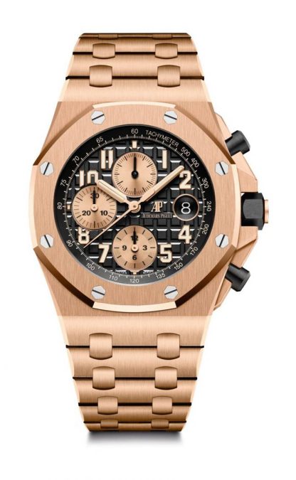 Réplique Audemars Piguet Royal Oak Offshore Chronographe à remontage automatique Or noir 26470OR.OO.1000OR.03