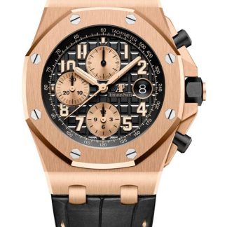 Réplique Audemars Piguet Royal Oak Offshore Chronographe à remontage automatique Or noir 26470OR.OO.A002CR.02
