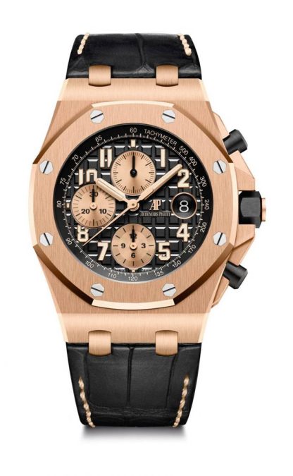 Réplique Audemars Piguet Royal Oak Offshore Chronographe à remontage automatique Or noir 26470OR.OO.A002CR.02