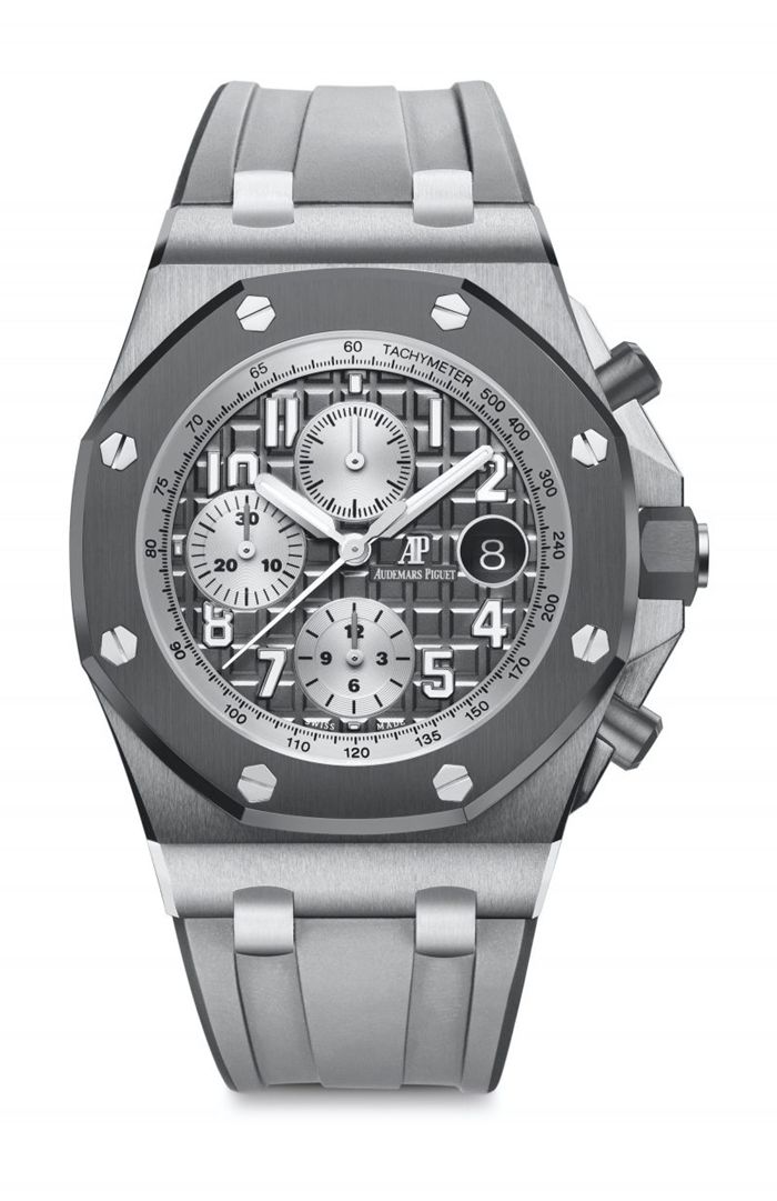 Réplique Audemars Piguet Royal Oak Offshore Chronographe à remontage automatique gris 26470IO.OO.A006CA.01