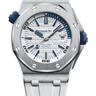 Réplique Audemars Piguet Royal Oak Offshore Diver Blanc 15710ST.OO.A010CA.01