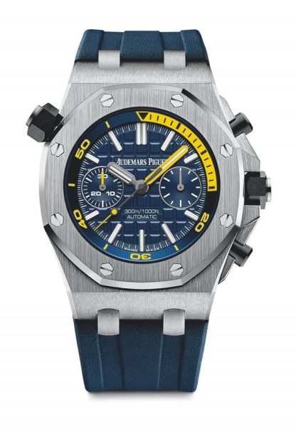 Réplique Audemars Piguet Royal Oak Offshore Diver Chronographe Bleu 26703ST.OO.A027CA.01