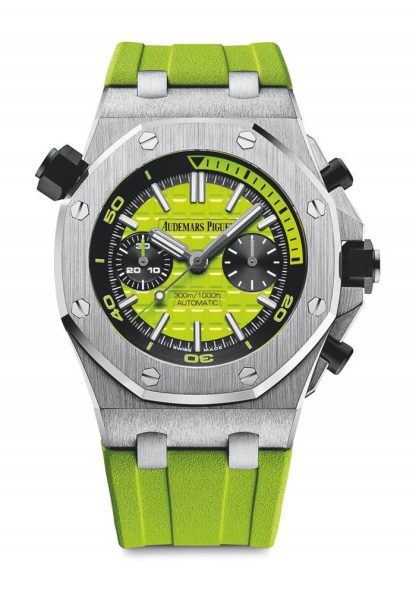 Réplique Audemars Piguet Royal Oak Offshore Diver Chronographe Vert 26703ST.OO.A038CA.01