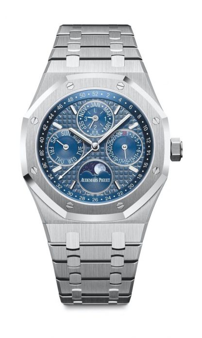 Réplique Audemars Piguet Royal Oak Quantième Perpétuel Bleu 26574ST.OO.1220ST.02