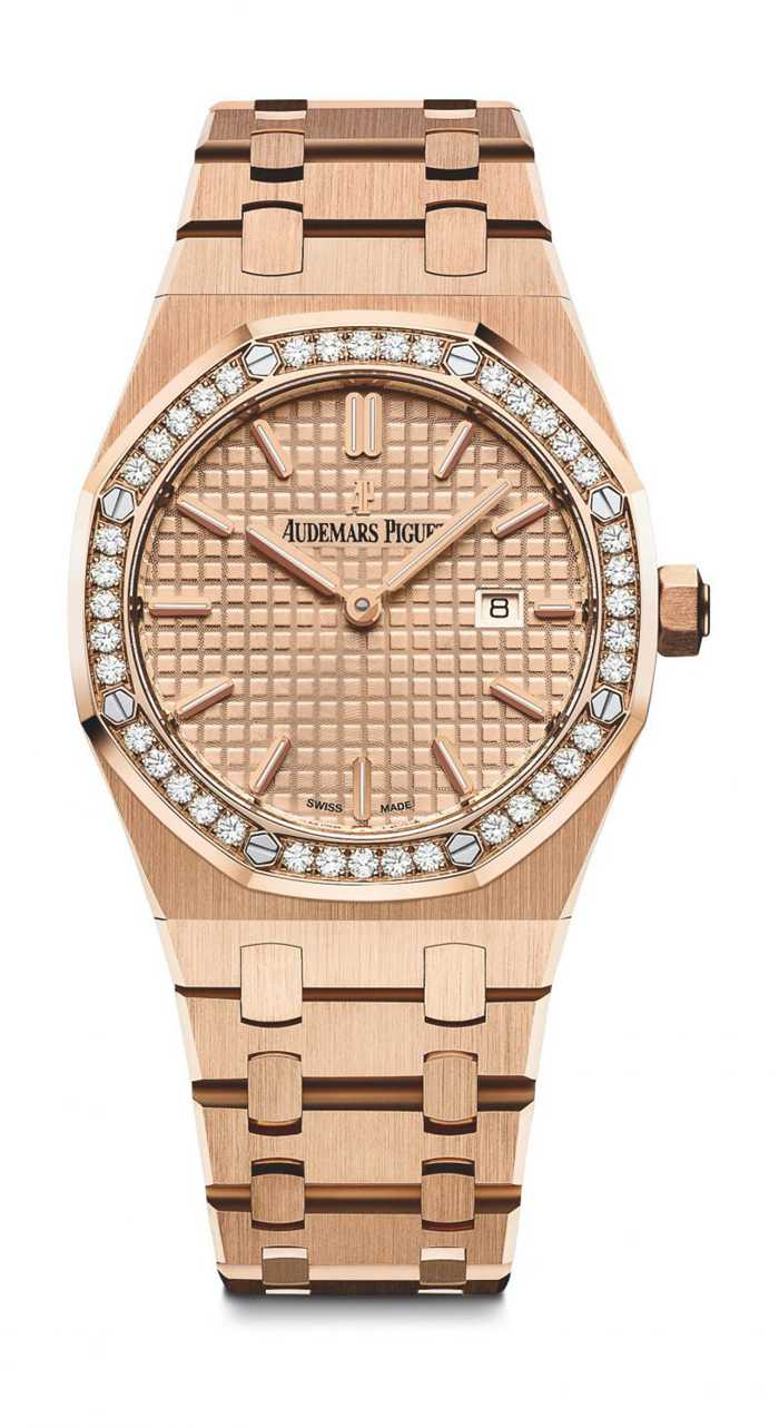Réplique Audemars Piguet Royal Oak Quartz Argent 67651OR.ZZ.1261OR.03