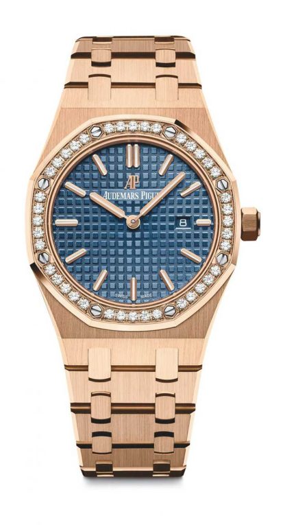 Réplique Audemars Piguet Royal Oak Quartz Bleu 67651OR.ZZ.1261OR.02