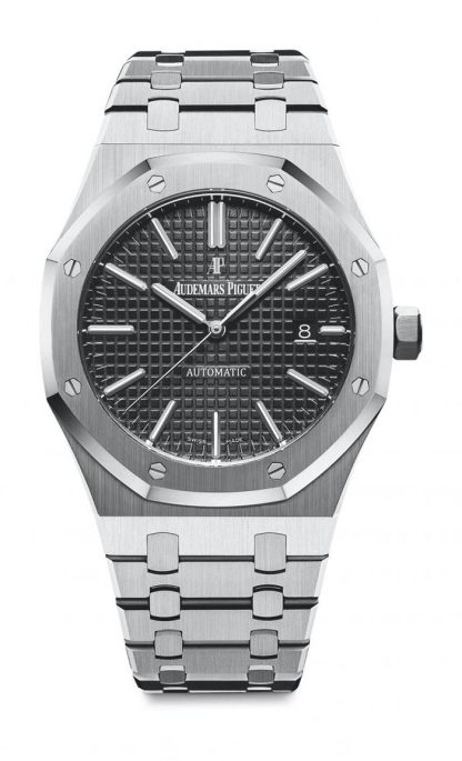 Réplique Audemars Piguet Royal Oak Quartz Noir 15400ST.OO.1220ST.01