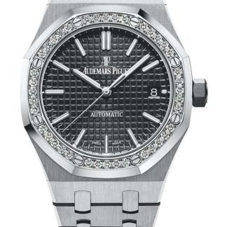 Réplique Audemars Piguet Royal Oak Quartz Noir 15451ST.ZZ.1256ST.01