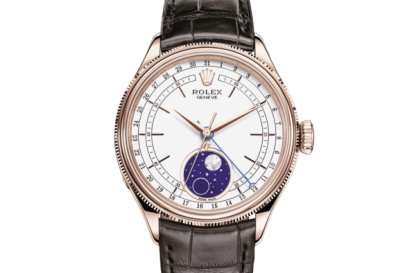 Réplique Rolex Cellini Moonphase 39 mm 18 kt Everose gold polished finish 50535