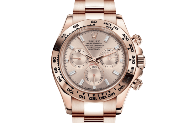 Réplique Rolex Cosmograph Daytona Oyster 40 mm Or Everose 116505