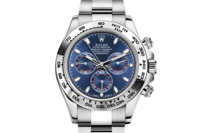 Réplique Rolex Cosmograph Daytona Oyster 40 mm or blanc 116509