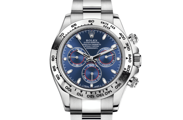 Réplique Rolex Cosmograph Daytona Oyster 40 mm or blanc 116509