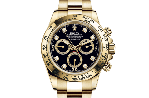 Réplique Rolex Cosmograph Daytona Oyster 40 mm or jaune 116508