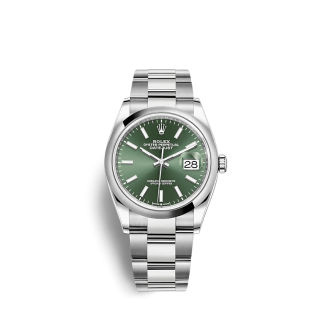 Réplique Rolex Datejust 126200 36mm Vert menthe Oyster