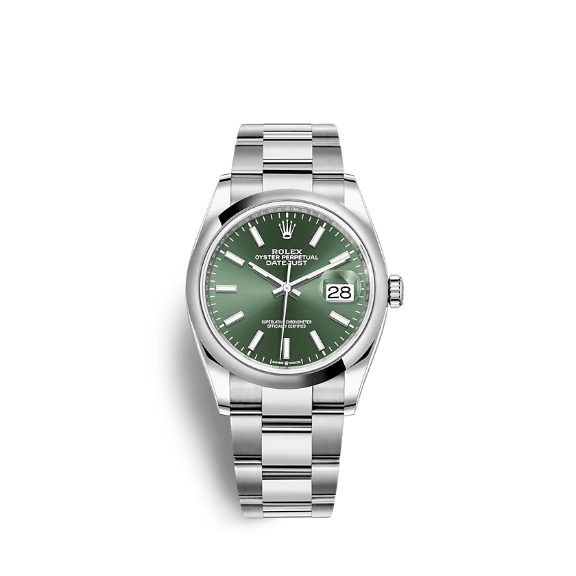Réplique Rolex Datejust 126200 36mm Vert menthe Oyster