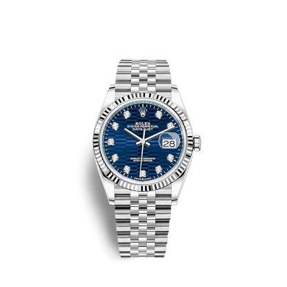 Réplique Rolex Datejust 126234 36mm Bleu vif
