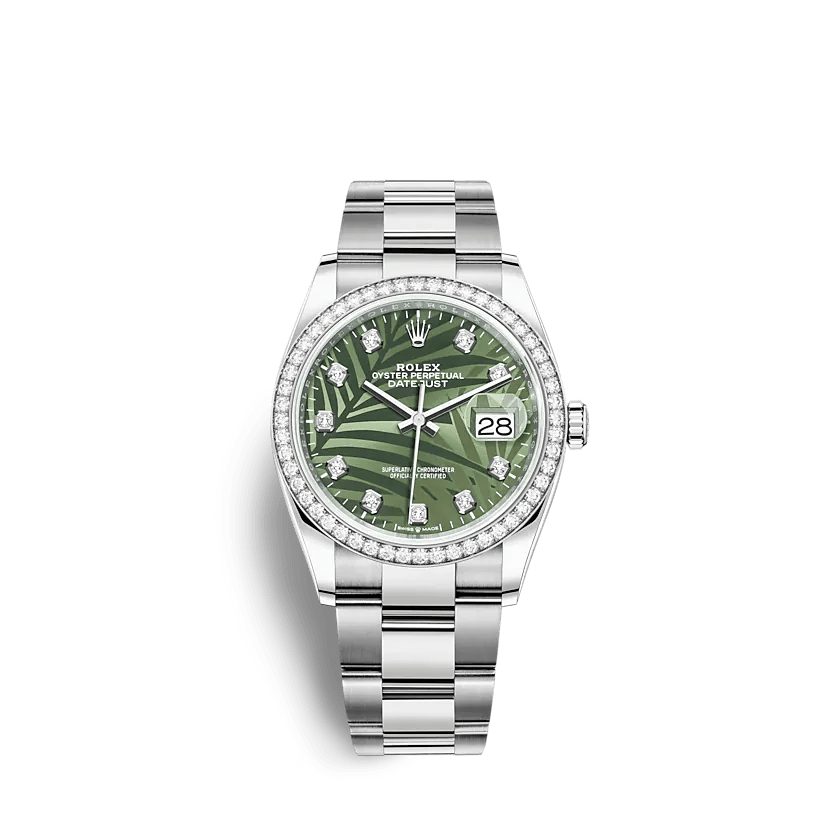 Réplique Rolex Datejust 126284RBR 36mm Vert olive