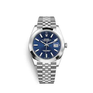 Réplique Rolex Datejust 126300 41mm Bright blue Jubilee