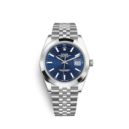 Réplique Rolex Datejust 126300 41mm Bright blue Jubilee