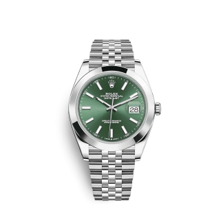 Réplique Rolex Datejust 126300 41mm Vert menthe Jubilee