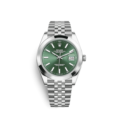 Réplique Rolex Datejust 126300 41mm Vert menthe Jubilee