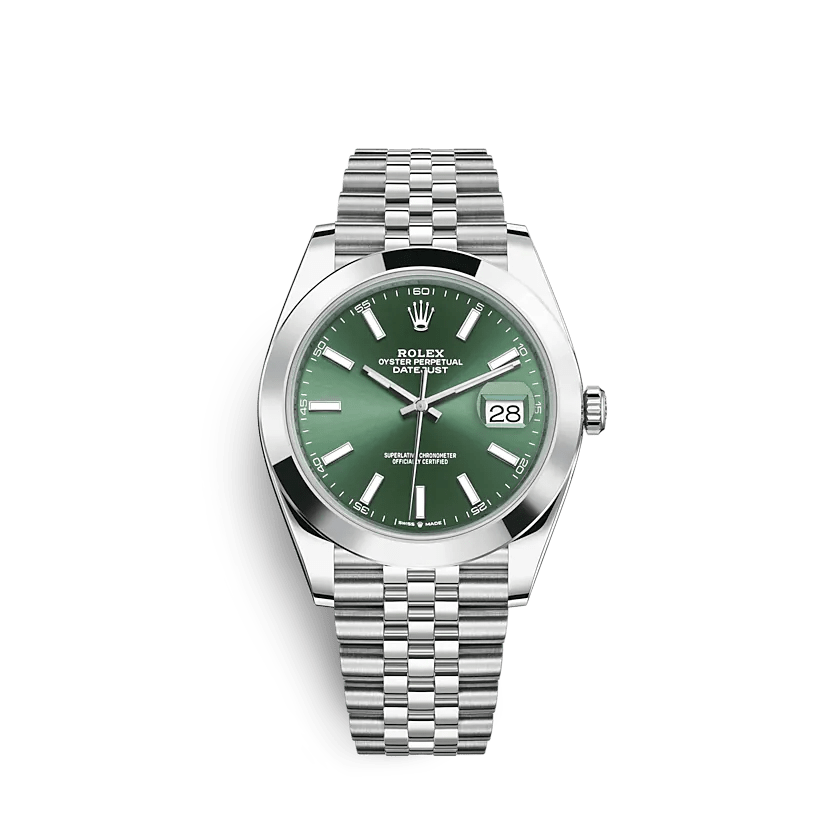Réplique Rolex Datejust 126300 41mm Vert menthe Jubilee