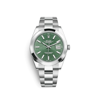 Réplique Rolex Datejust 126300 41mm motif cannelé Oyster