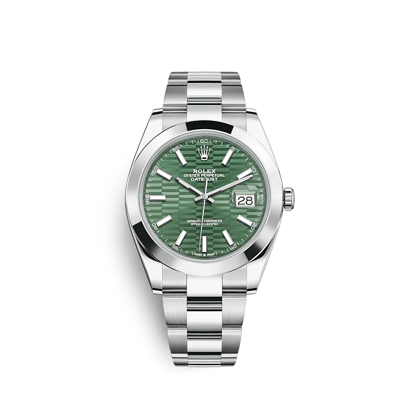 Réplique Rolex Datejust 126300 41mm motif cannelé Oyster
