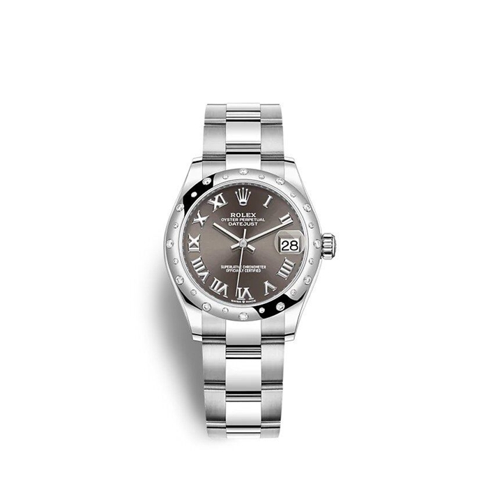 Réplique Rolex Datejust 31mm 278344RBR Gris foncé