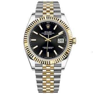 Réplique Rolex Datejust 41mm 126333 Black Index Jubilee