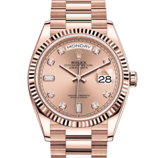 Réplique Rolex Day-Date 36 Oyster 36 mm Or Everose 128235