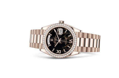 Réplique Rolex Day-Date 36 Oyster 36 mm Or Everose et diamants 128345RBR – Image 2
