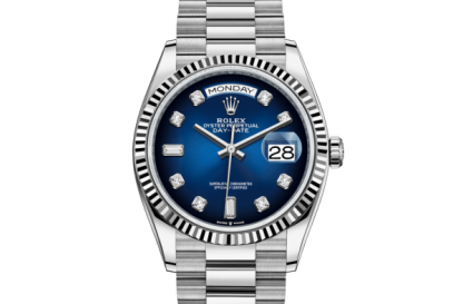 Réplique Rolex Day-Date 36 Oyster 36 mm or blanc 128239
