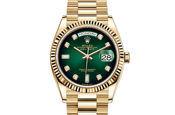 Réplique Rolex Day-Date 36 Oyster 36 mm or jaune 128238