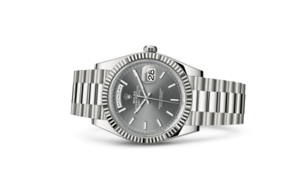 Réplique Rolex Day-Date 40 Oyster 40 mm or blanc 228239 – Image 2