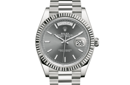 Réplique Rolex Day-Date 40 Oyster 40 mm or blanc 228239
