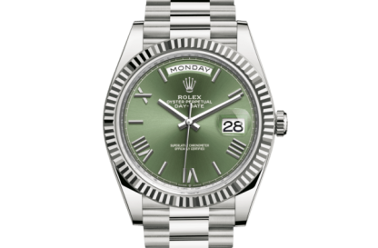 Réplique Rolex Day-Date 40 Oyster 40 mm or blanc 228239