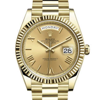Réplique Rolex Day-Date 40 Oyster 40 mm or jaune 228238