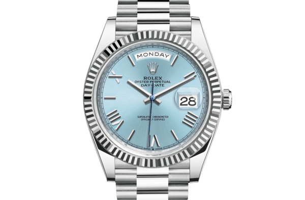 Réplique Rolex Day-Date 40 Oyster 40 mm platine 228236