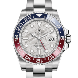Réplique Rolex GMT-Master II Oyster 40 mm or blanc 126719BLRO