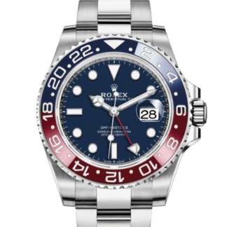 Réplique Rolex GMT-Master II Oyster 40 mm or blanc 126719BLRO