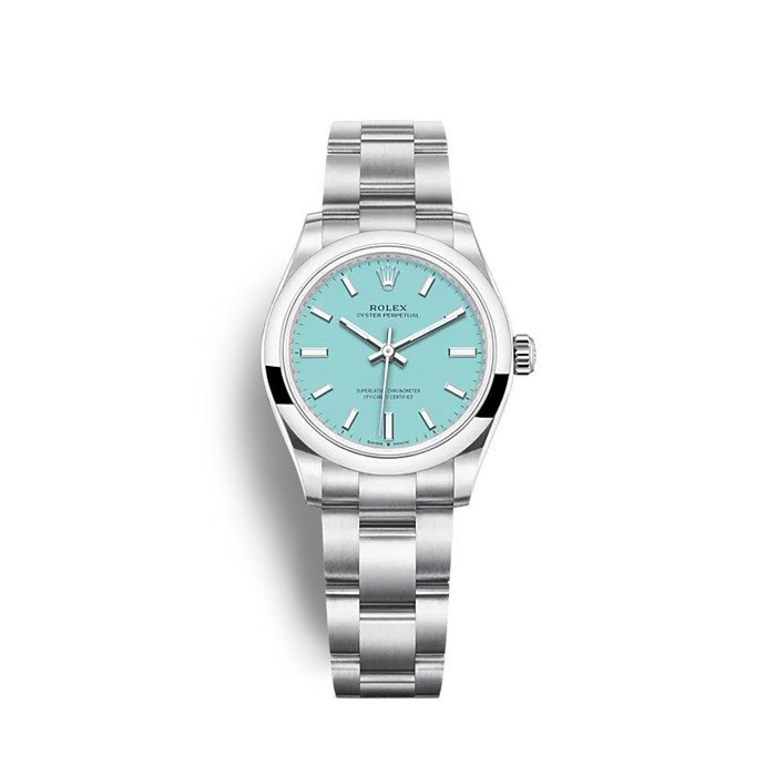 Réplique Rolex Oyster Perpetual 31mm Bleu turquoise