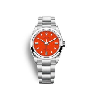 Réplique Rolex Oyster Perpetual 36mm Coral Red