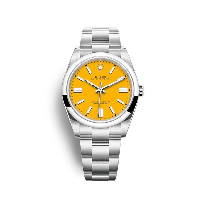 Réplique Rolex Oyster Perpetual 41mm Jaune