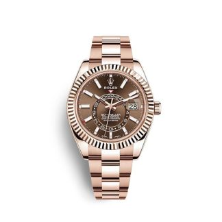 Réplique Rolex Sky-Dweller 326935 Chocolat