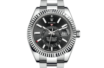 Réplique Rolex Sky-Dweller Oyster 42 mm Oystersteel et or blanc 326934